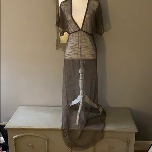 Beautiful Sheer with Sequins Dress or Cover Up